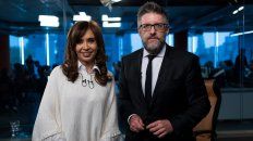 Cristina Fernández de Kirchner y Luis Novaresio, en la entrevissta de 2017. Cristina Fernández de Kirchner y Luis Novaresio, en la entrevissta de 2017.