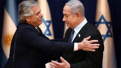 El presidente Alberto Fernández se reunió con el primer ministro de Israel, Benjamin Netanyahu. El presidente Alberto Fernández se reunió con el primer ministro de Israel, Benjamin Netanyahu.