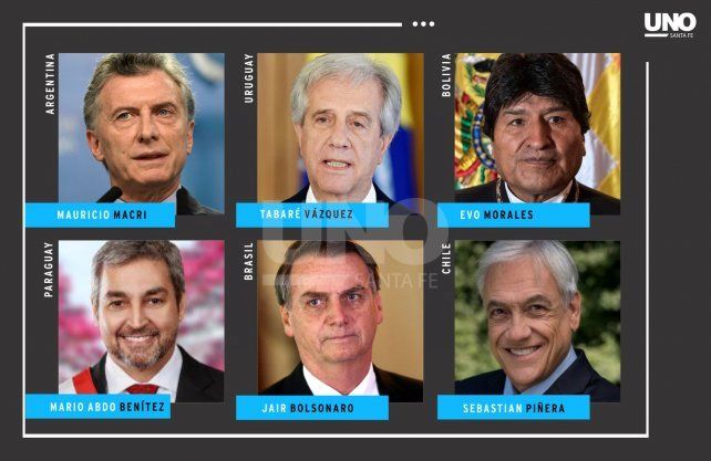 <b>Presidentes. </b>Los líderes de la región que estarán en <a href=