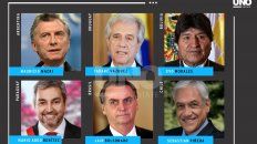 Presidentes. Los líderes de la región que estarán en Santa Fe Presidentes. Los líderes de la región que estarán en Santa Fe