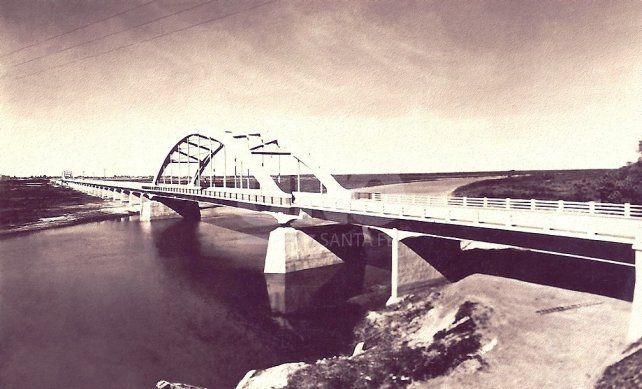 Año 1941. El puente carretero, hace 78 años.
