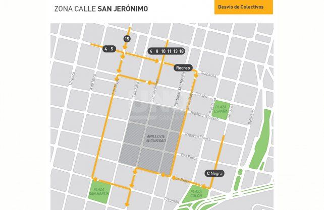 colectivos San Jerónimo.