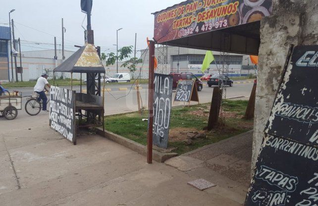 El local comercial dónde se produjo la pelea en el norte de la ciudad.