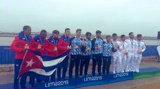 En canotaje, con el santafesino Di Giácomo, se logró medalla de oro. En canotaje, con el santafesino Di Giácomo, se logró medalla de oro.