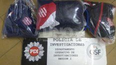 En los allanamientos se secuestró parte de la ropa deportiva que fuer robada. En los allanamientos se secuestró parte de la ropa deportiva que fuer robada.