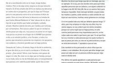 El mensaje de la sobreviviente de Carlos Baldomir El mensaje de la sobreviviente de Carlos Baldomir