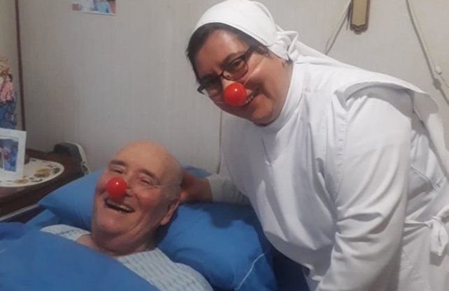 Imágenes del instituto de Rosario dónde lleva adelante su recuperación. 