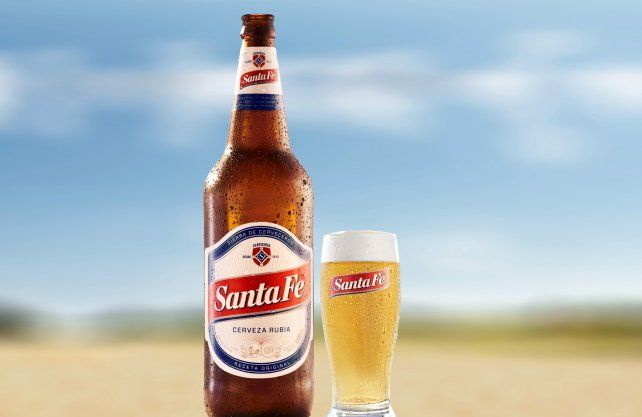 Cerveza Santa Fe.