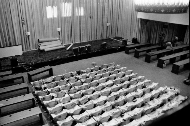 Para las tareas de la Convención se reacomodaron espacios y también mobiliario. PH: Hugo Pascucci<br>