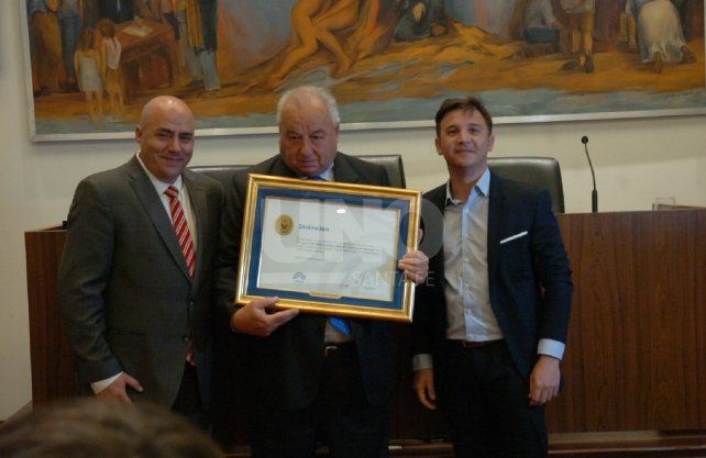 El ministro de la Corte, Rafael Guti&eacute;rrez, fue distinguido en el Concejo Municipal de Santa Fe como jurista destacado.