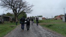 El lugar en dónde se produjo el asesinato en Sauce Viejo. El lugar en dónde se produjo el asesinato en Sauce Viejo.
