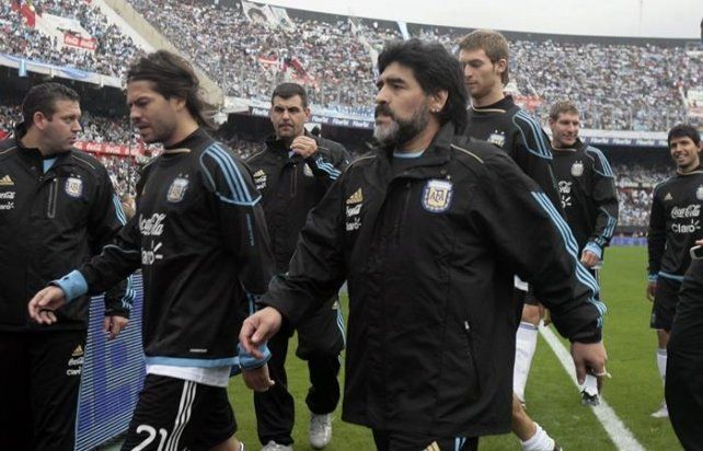Garcé integró el plantel de Argentina que disputó el Mundial de Sudáfrica.