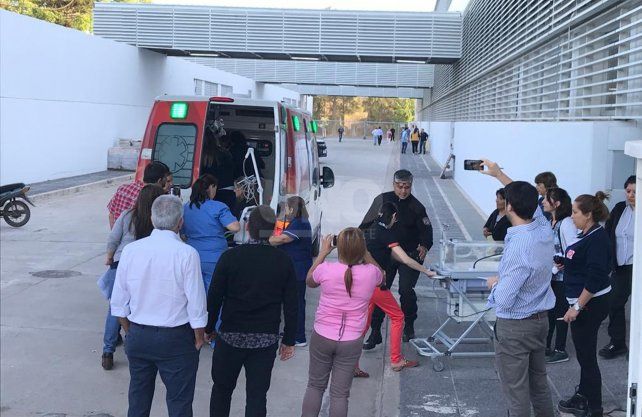 Este fue el primer ingreso al nuevo hospital. Se trata de un recién nacido.