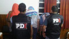 Los detenidos durante los allanamientos realizados en la jornada del sábado Los detenidos durante los allanamientos realizados en la jornada del sábado