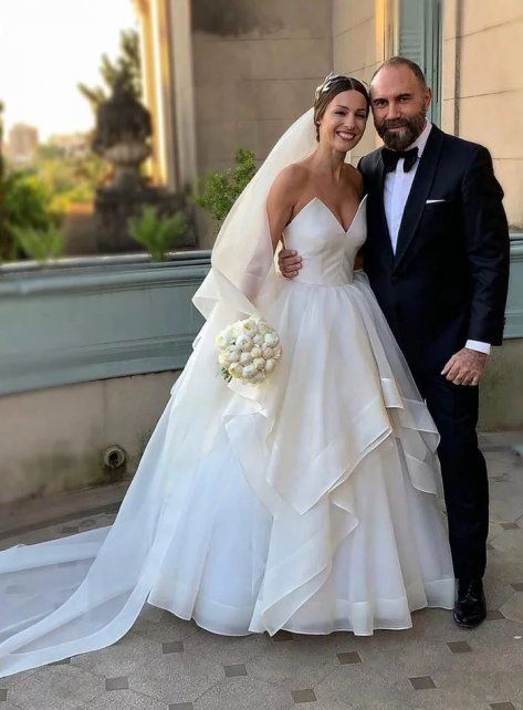 Imágenes del casamiento de Pampita.