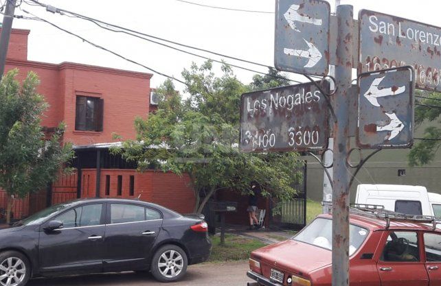 La vivienda en dónde ocurrió la entradera, en el norte de la ciudad.