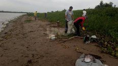 Los trabajos de limpieza realizados en la zona de Adelina Este en Santo Tomé. Los trabajos de limpieza realizados en la zona de Adelina Este en Santo Tomé.