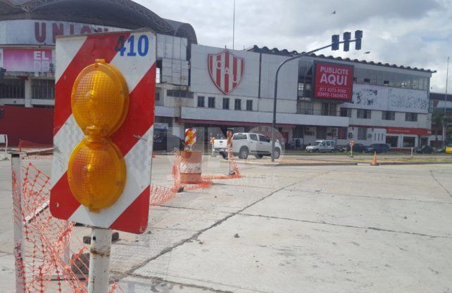 Las obras que comenzaron en julio de 2018 se fueron demorando y hoy se observa de poco a escaso movimiento.