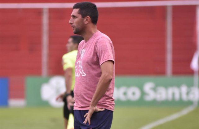 Marcelo Mosset es el entrenador interino de Unión en la Copa Superliga. Foto: prensa Unión