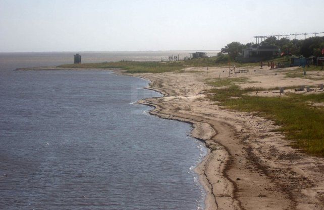 El estado de la Laguna Set&uacute;bal con la bajante pronunciada del r&iacute;o.