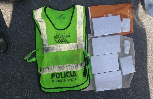 La droga secuestrada en el auto de Reinado Wabeke