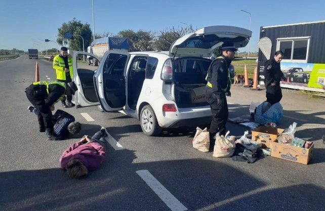 El operativo se realizó sobre la Autopista Rosario-Santa Fe a la altura de San Lorenzo 
