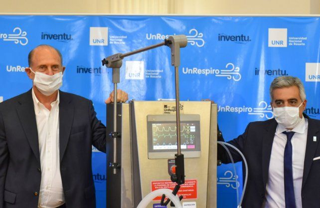 El gobernador Omar Perotti y el ministro de Educaci&oacute;n de la Naci&oacute;n, Nicol&aacute;s Trotta