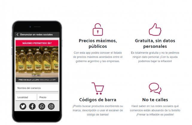 La App surgi&oacute; como un intento de control social de la inflaci&oacute;n y&nbsp;permite comparar on line los precios del supermercado con los Precios Cuidados.