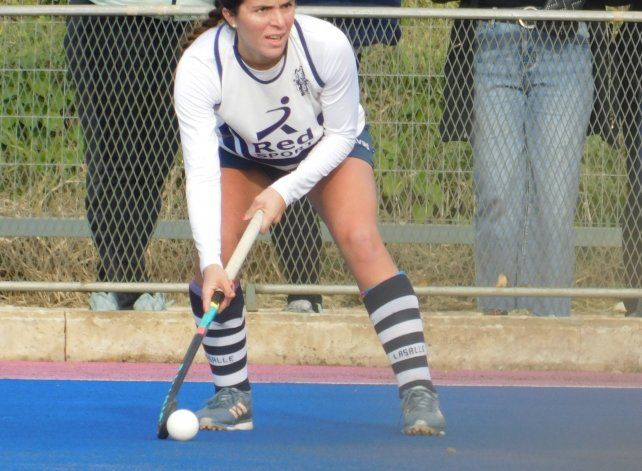 La jugadora de La Salle Jobson, Corina Diez, reconoci&oacute; que lo m&aacute;s importante hoy no pasa por el hockey. Foto: UNO Santa Fe