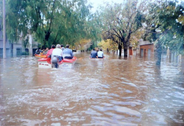 Inundación 2003 - Archivo UNO Santa Fe.