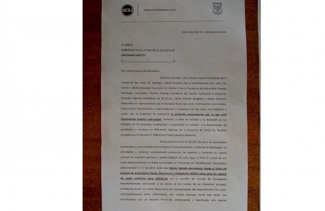En&eacute;rgico reclamo en San Justo para que se flexibilice la <a href=