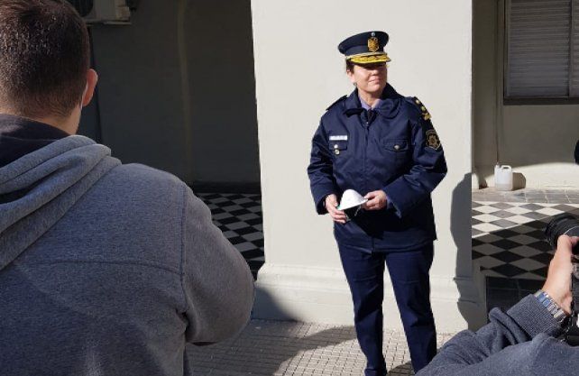 Marcela Muñoz, la flamante jefa de la Unidad Regional I de la policía de la provincia de Santa Fe.