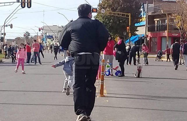 Los santafesinos salieron a la calle el fin de semana