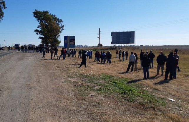 Protesta de los productores autoconvocados de Ceres.