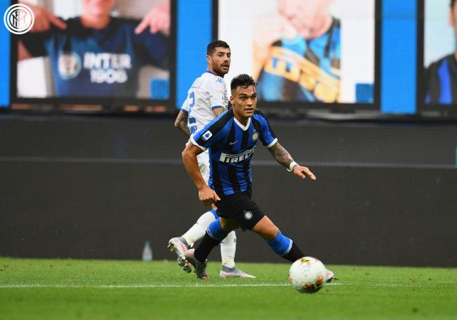 Lautaro Mart&iacute;nez fue titular en la victoria de Inter ante Brescia por el Calcio. Foto:&nbsp;@Inter_es