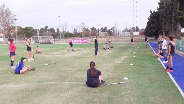 "Entrenar era lo que necesit&aacute;bamos para motivarnos" dijo Mili Escudero.