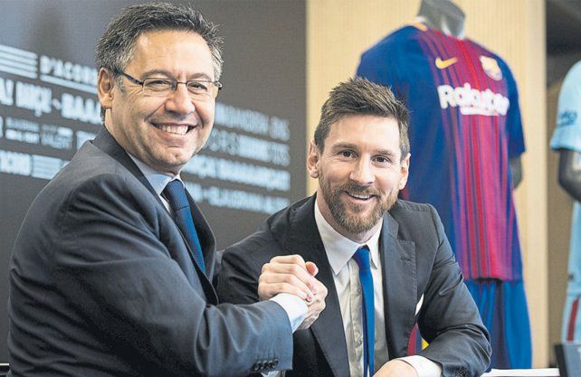 Bartomeu pretende, en un momento duro, que Messi siga en Barcelona.&nbsp;
