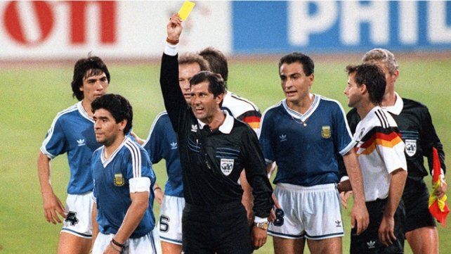 Argentina perdió la final del Mundial de Italia 90' ante Alemania por 1-0.