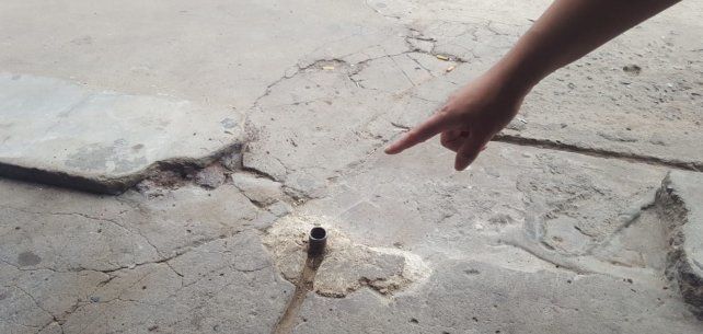 Borda quiso frenar la pelea y golpeó su cabeza contra un fierro que estaba incrustado en el suelo.