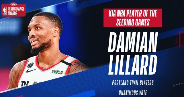 Damian Lillard fue elegido como el MVP de la Burbuja de Orlando donde contin&uacute;a la NBA.