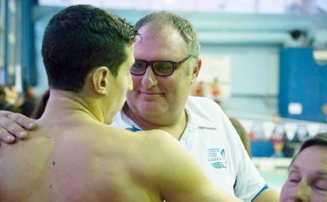 El DT santafesino junto a quien entren&oacute; mucho tiempo; Santiago Grassi.&nbsp;