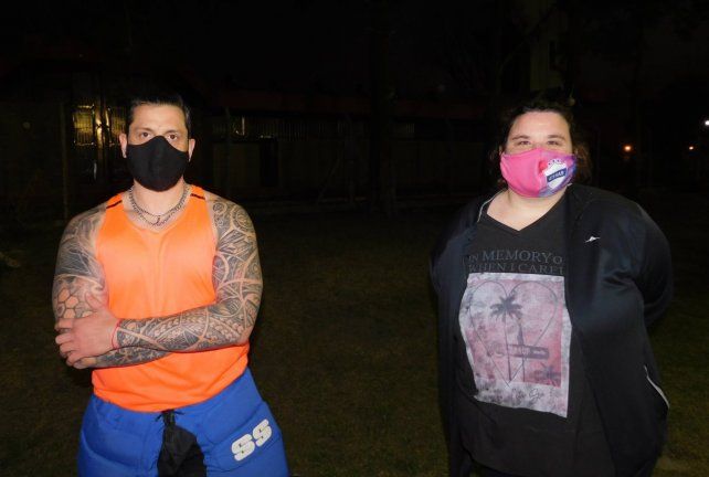 El capit&aacute;n Jorge Inda junto a la entrenadora Anto Granatti.