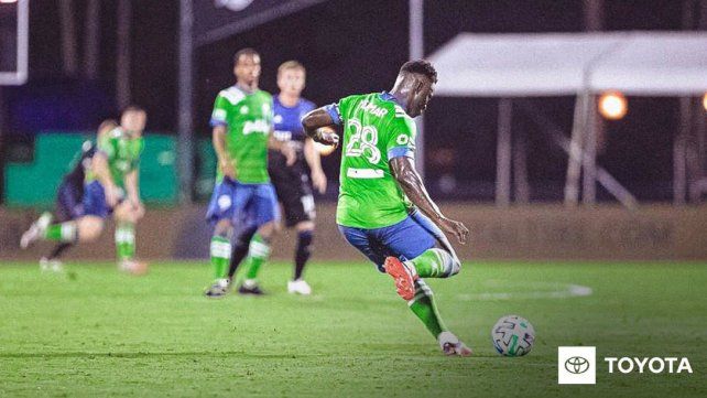 Yeimar G&oacute;mez Andrade convirti&oacute; su primer gol en la MLS de Estados Unidos con la camiseta de Seattle Sounders.&nbsp;