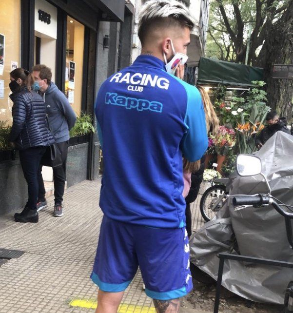 Gonzalo Piovi le pidi&oacute; un permiso a Col&oacute;n para presentarse despu&eacute;s del lunes por ser&aacute; padre. Foto: Racing del Alma