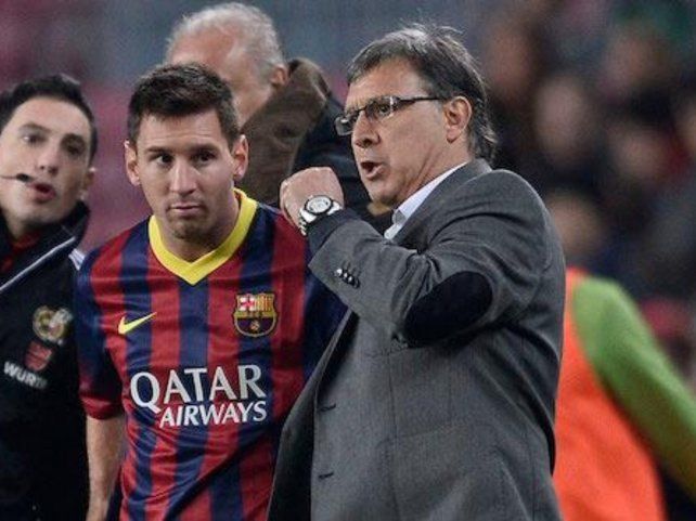Gerardo Martino dirigi&oacute; a Lionel Messi en Barcelona, en una temporada donde no se cosecharon t&iacute;tulos.