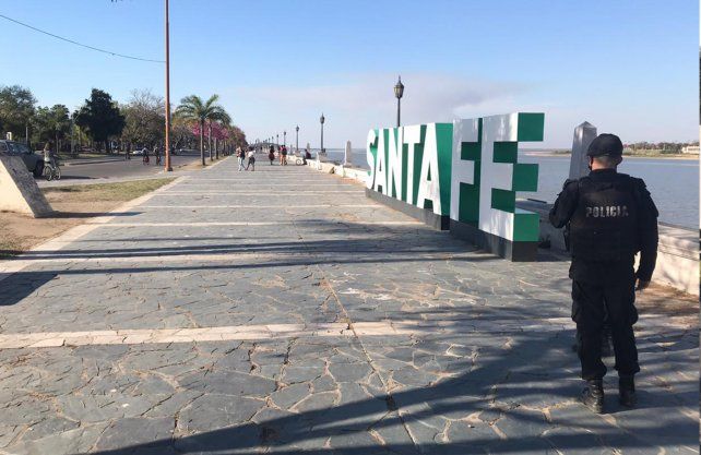 Coronavirus y primavera. As&iacute; luci&oacute; la Costanera santafesina