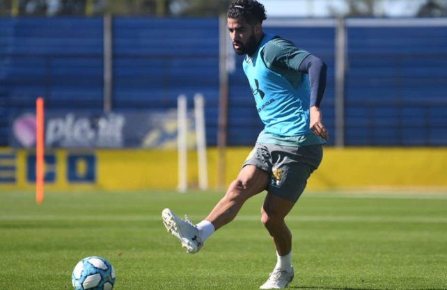 Rosario Central busca desprenderse de Emanuel Britez, apartado del plantel. Prensa Rosario Central