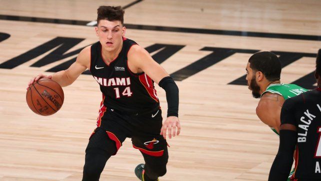 Tyler Herro, de apenas 20 a&ntilde;os, sum&oacute; 37 puntos, en la victoria de Miami ante Boston por la final del Este de la NBA.