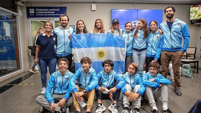 El equipo argentino que competirá en el Campeonato norteamericano de Optimist 2021, el cual se realizará en la Riviera Nayarit, México.