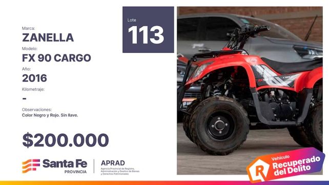 Cuáles son los vehículos, terrenos, joyas y otros bienes incautados al delito que entran en la subasta